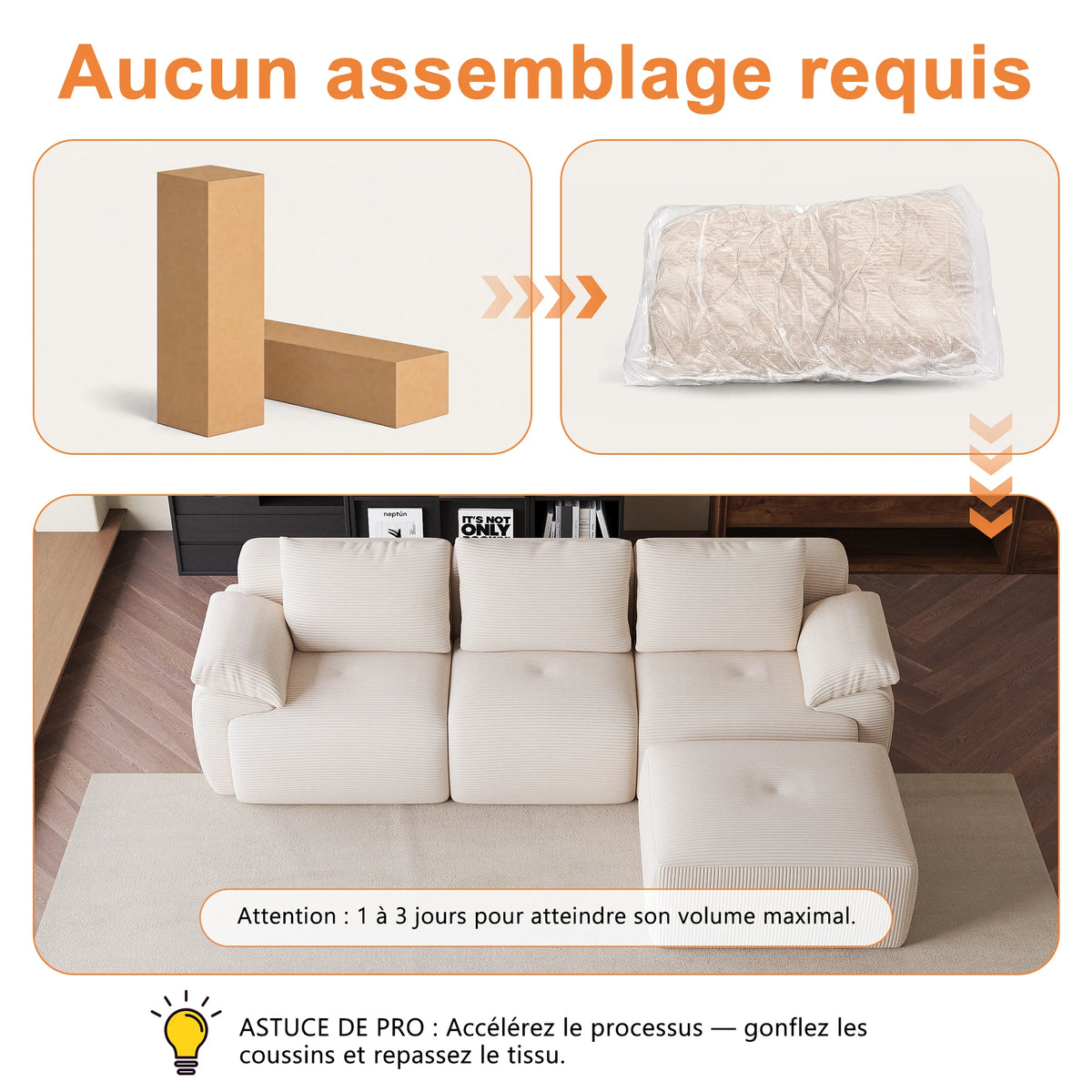 LOOLY — Canapé d’angle modulable — KOKOON Paris