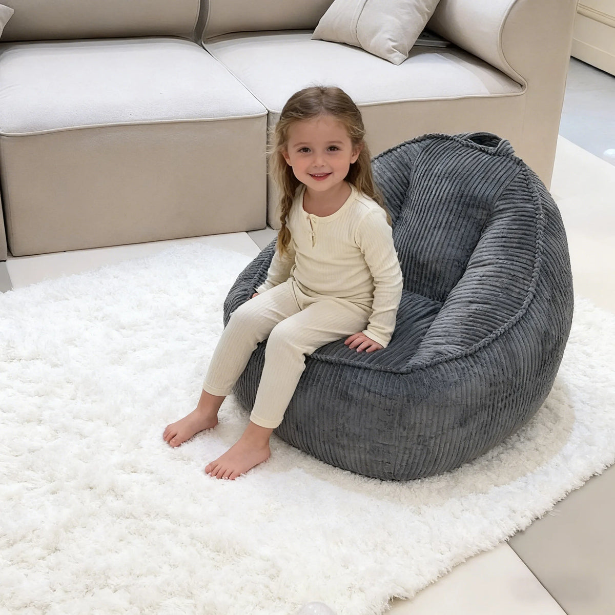 Pouf enfants VELVET — KOKOON Paris