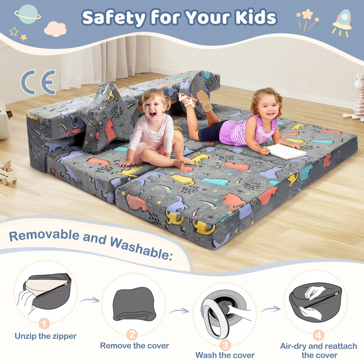 FUNNY — Canapé enfant modulable — KOKOON Paris
