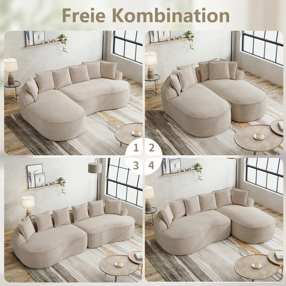 SELLY — Canapé modulable 4 places — KOKOON Paris