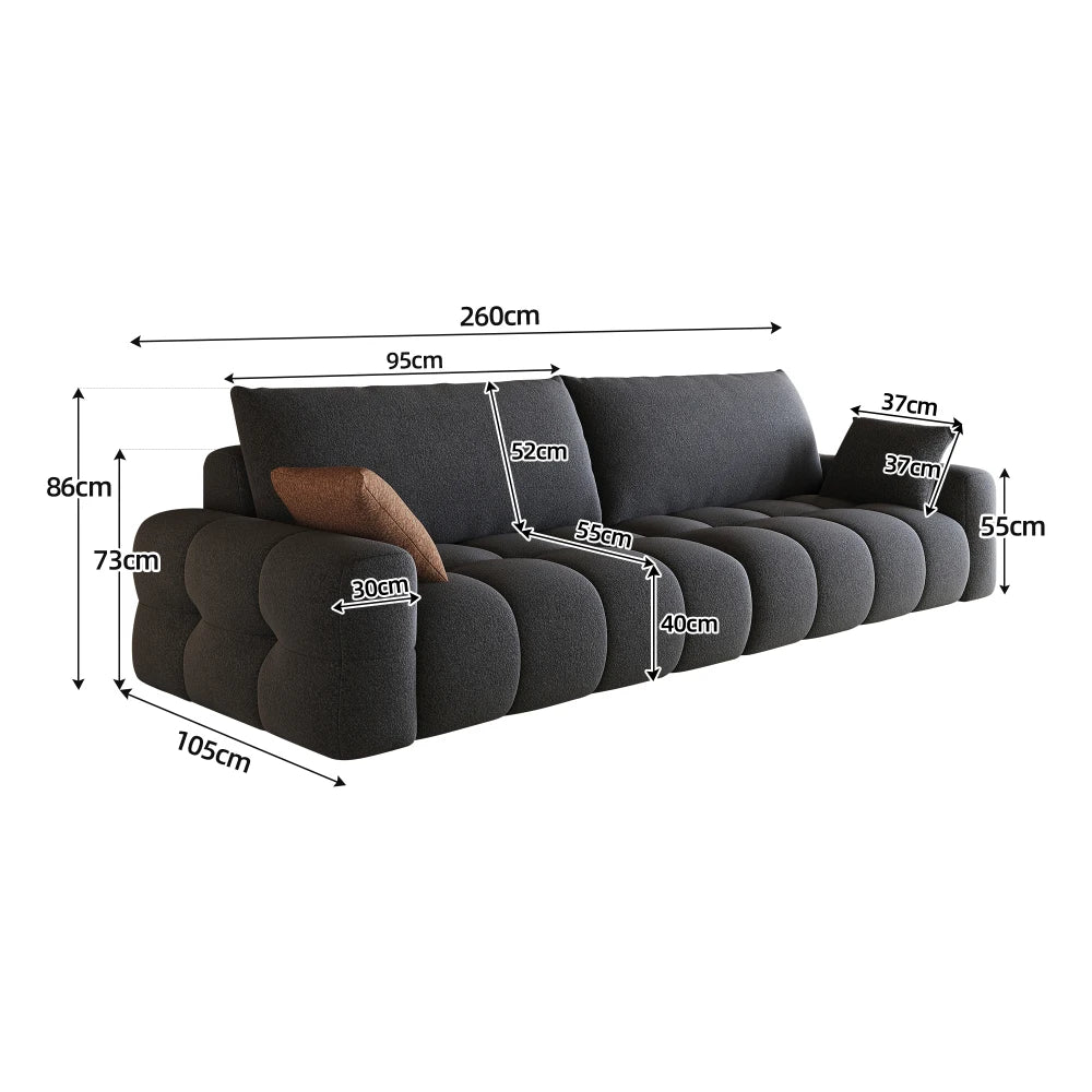 LUMY — Canapé 4 places modulable — KOKOON Paris